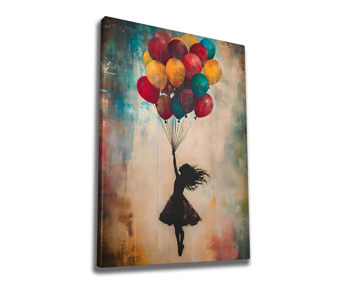 Wallity WY455 Pintura Decorativa en Lienzo Multicolor 50 x 70 cm